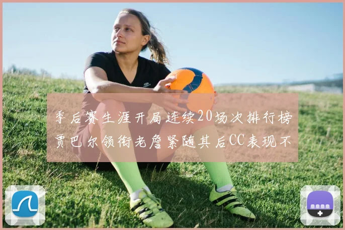 季后赛生涯开局连续20场次排行榜贾巴尔领衔老詹紧随其后CC表现不俗